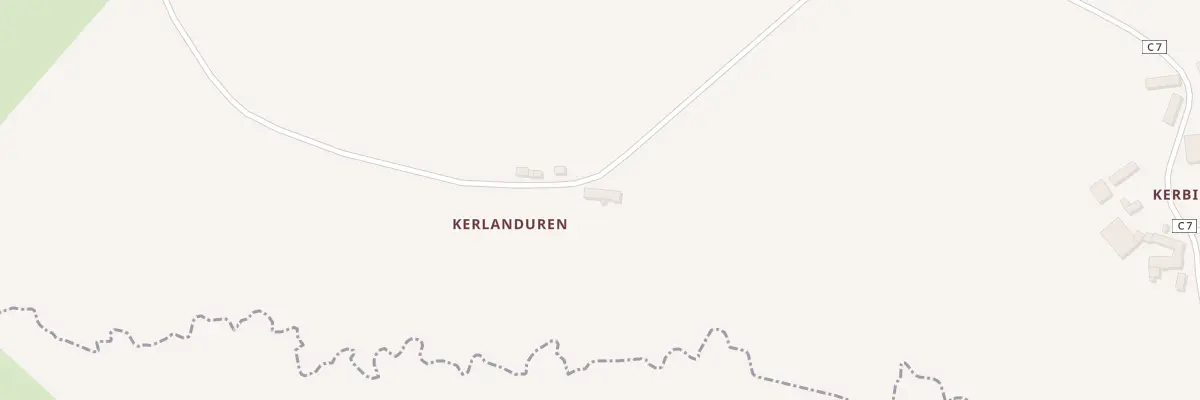 Plan du 1 Kerlanduren à Saint-Connec