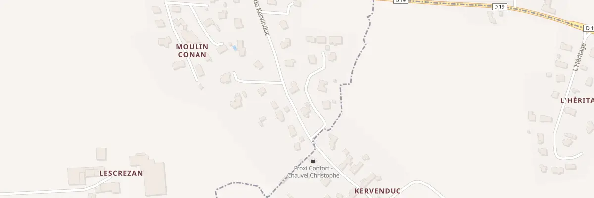 Plan du 11 Rue de Kervinduc à Sainte-Anne-d’Auray