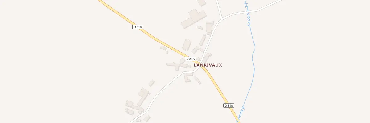 Plan du 33 Lanrivaux à Saint-Connec