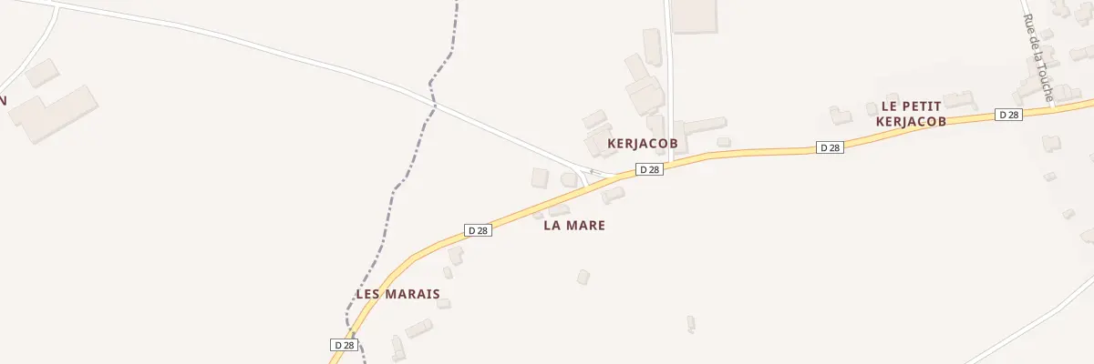 Plan du 5004 La Marre à Quintin