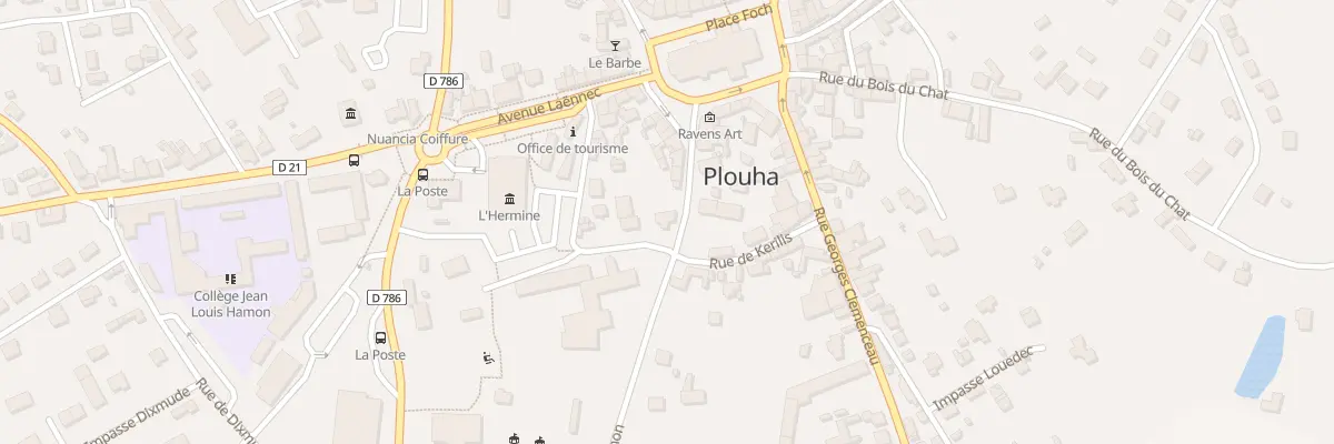 Plan du 8 Rue Jean-Louis Hamon à Plouha