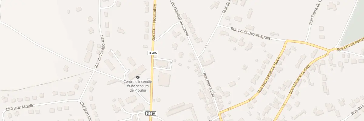 Plan du 1 Rue du Gen de Gaulle à Plouha