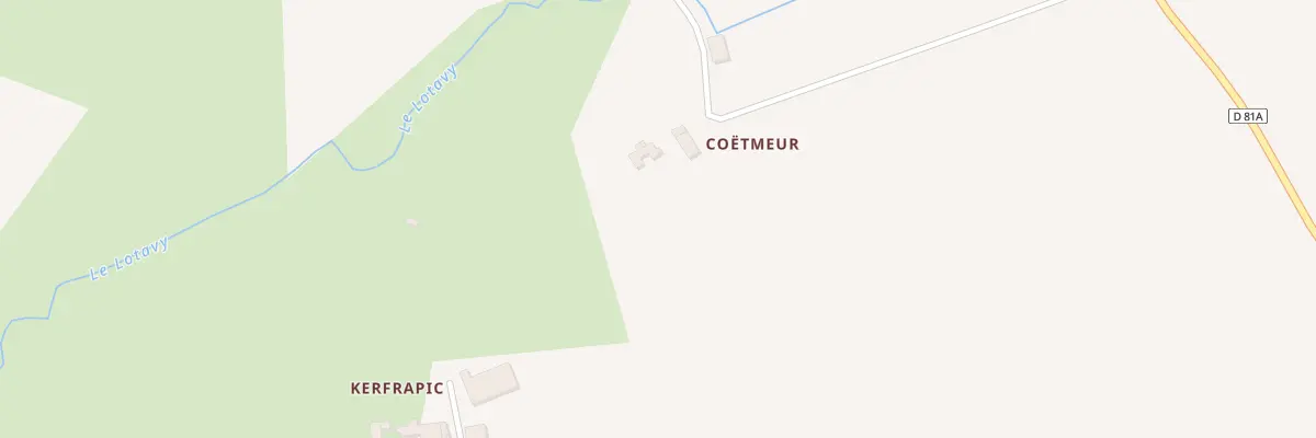 Plan du 1 Coëtmeur à Saint-Connec