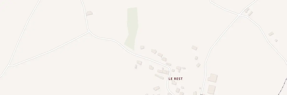 Plan du 1 Le Rest à Tréguidel