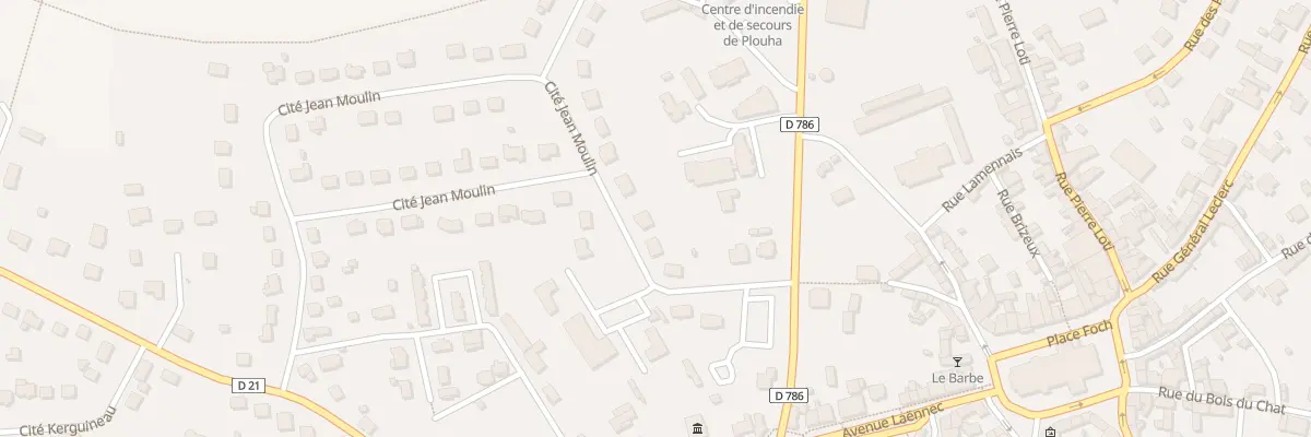 Plan du 61 Croix de Mission à Plouha