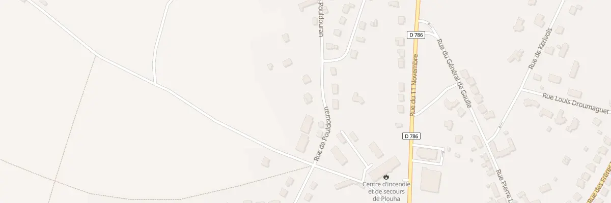 Plan du 6 Rue de Pouldouran à Plouha