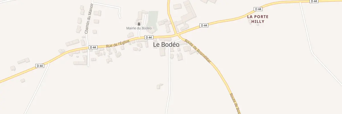 Plan du 5077 Le Bourg au Bodéo