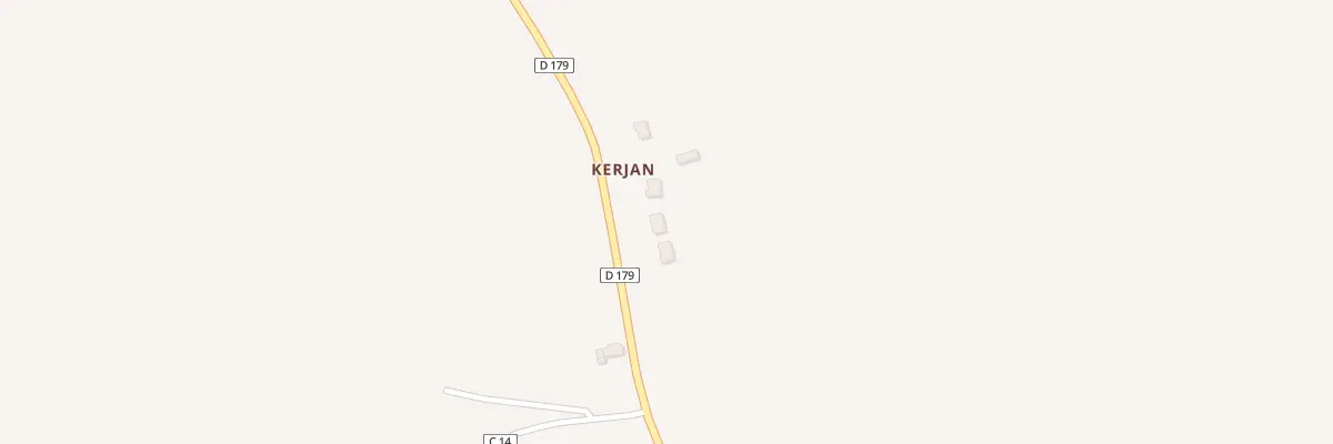 Plan du 5560 Kerjan à Saint-Thuriau