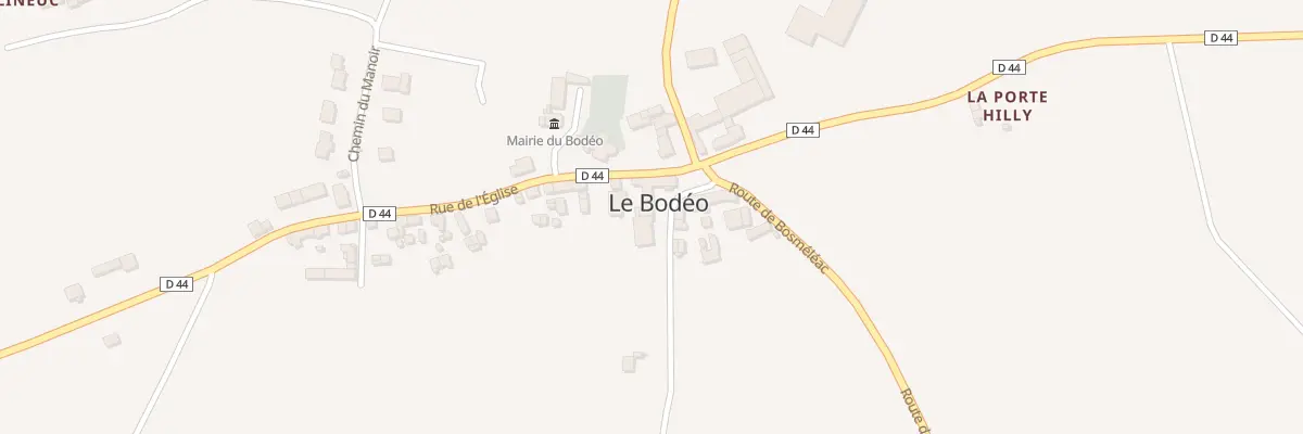 Plan du 5079 Le Bourg au Bodéo