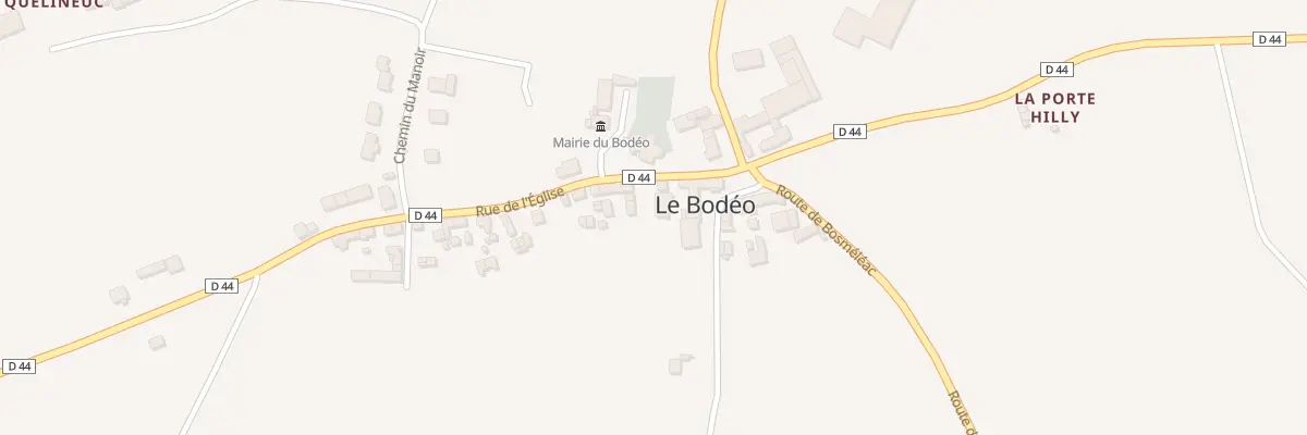 Plan du 5080 Le Bourg au Bodéo