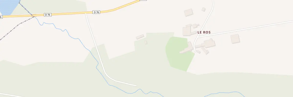 Plan du 21 Le Ros à Merléac