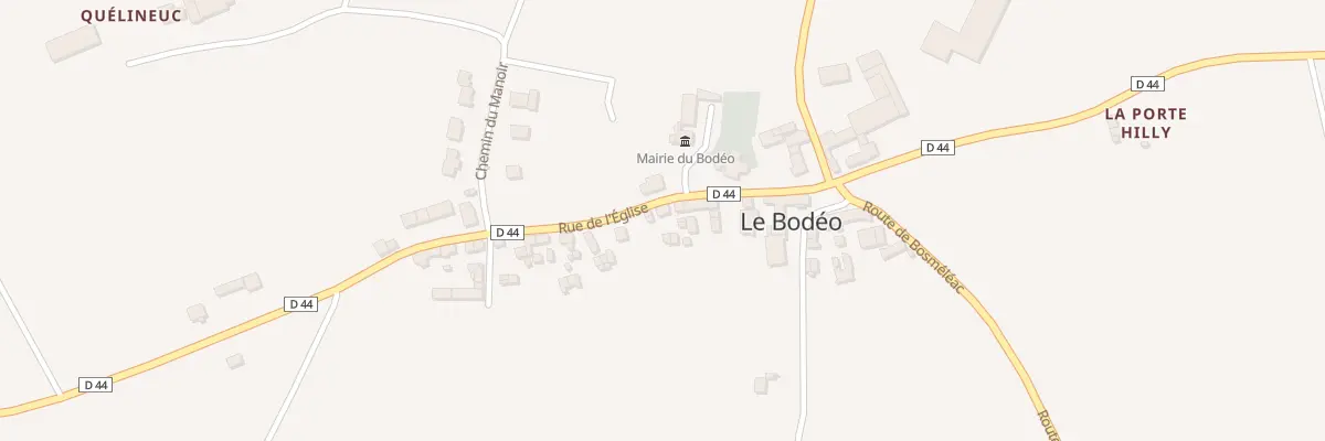 Plan du 5083 Le Bourg au Bodéo