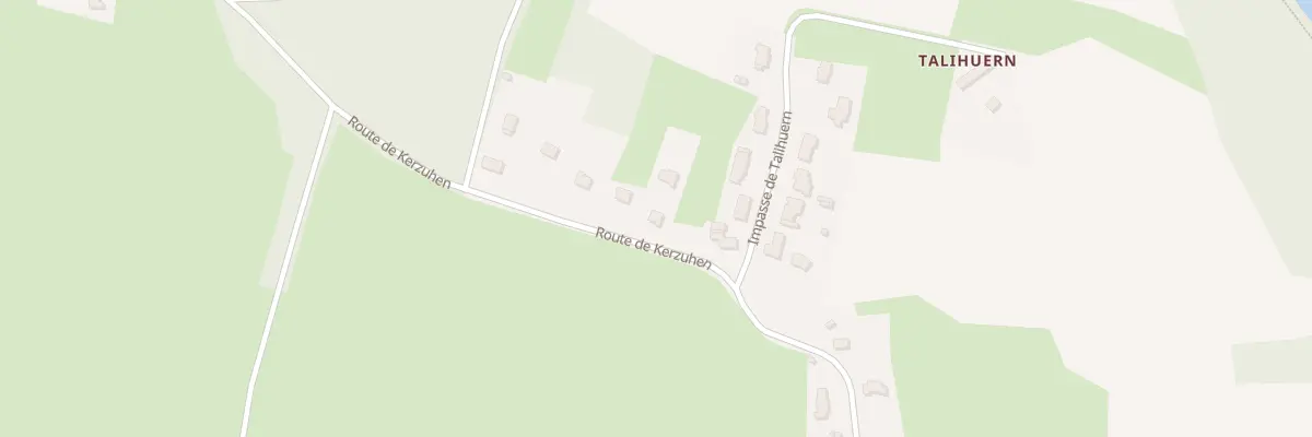 Plan du 11 Rte de Kerzuhen à Pluneret