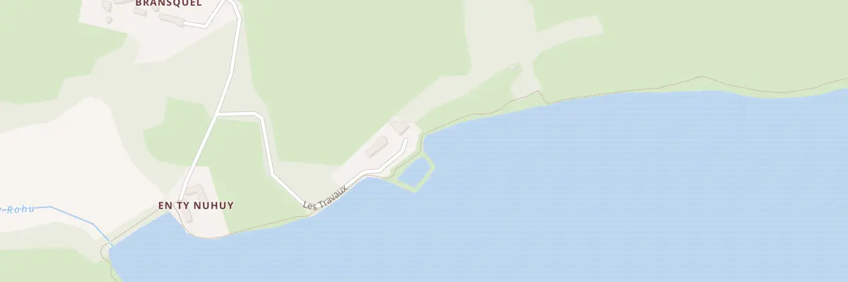 Plan du 5503 Les Travaux à Pluneret
