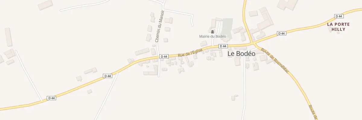 Plan du 5091 Le Bourg au Bodéo