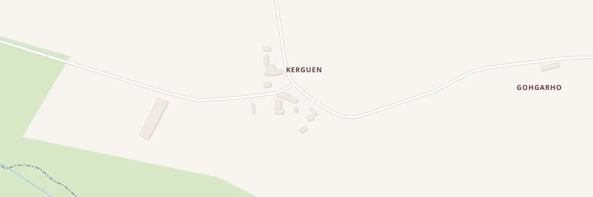 Plan du 3 Kerguen à Évellys