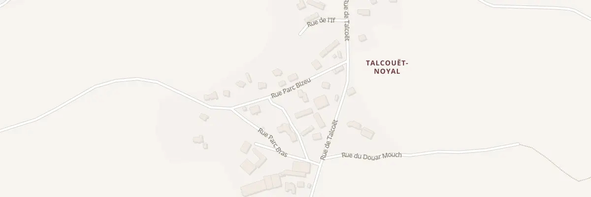 Plan du 16 Rue Parc Bizeu à Pontivy