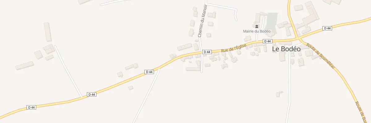 Plan du 33 Rue de l’Eglise au Bodéo