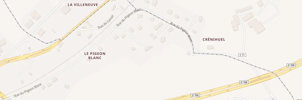 Plan du 120B Rue du Pigeon Blanc à Pontivy