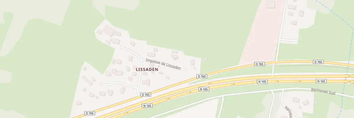 Plan du 3 Imp de Lissaden à Pluneret