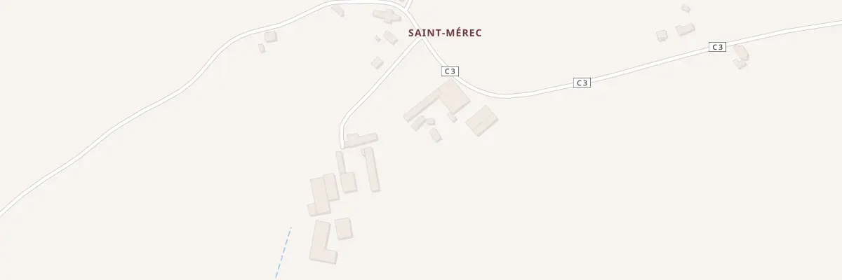 Plan du 8 Saint Merec à Kergrist