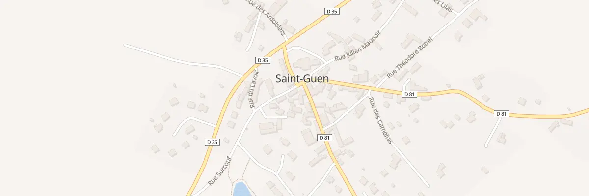 Plan du 1 Rue des Jonquilles à Guerlédan