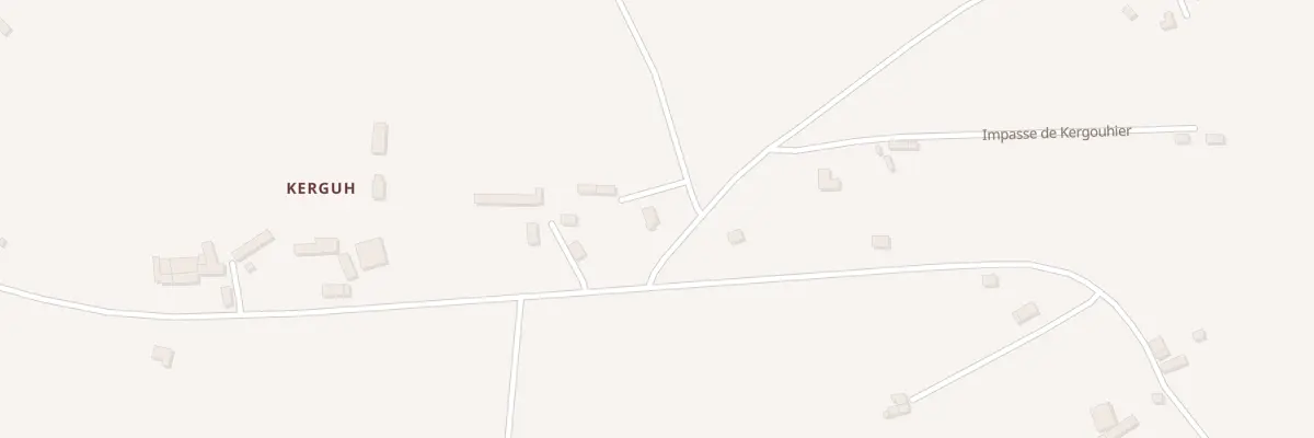 Plan du 5025 Kerguh à Pluméliau-Bieuzy
