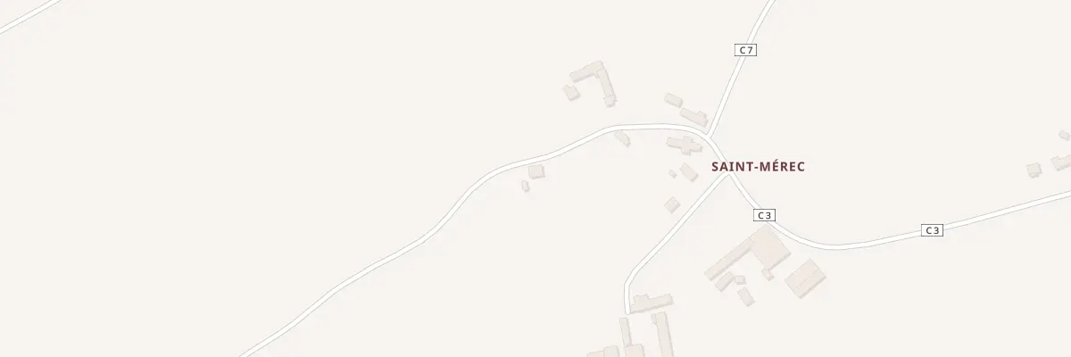Plan du 2 Saint Merec à Kergrist