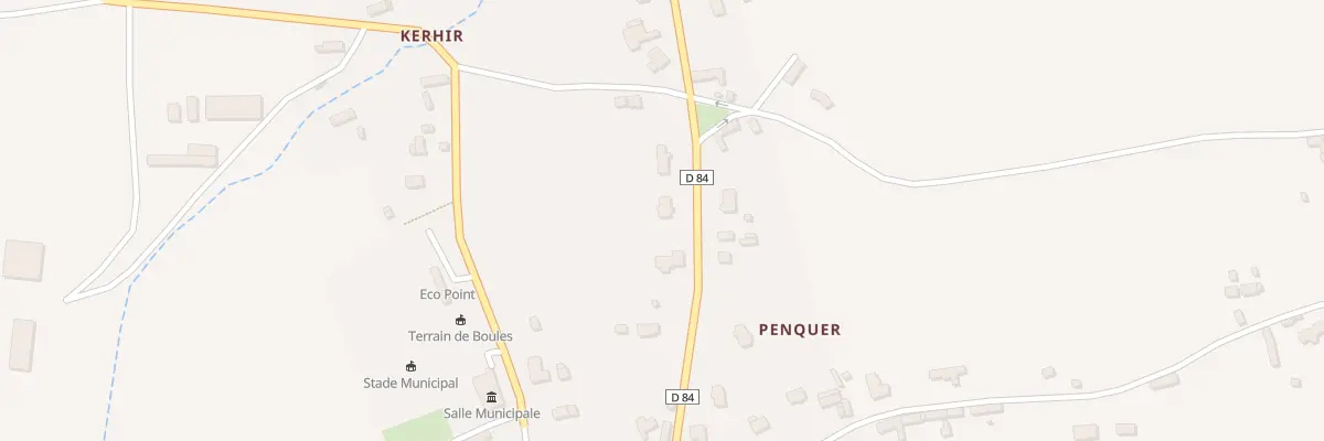 Plan du 133 La Croix Quinquis à Pléguien