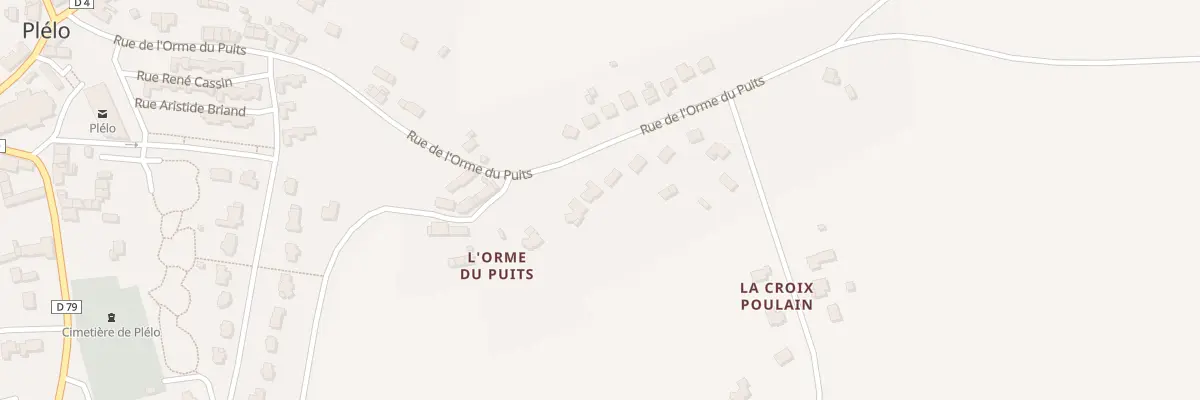 Plan du 26 Rue de l’Orme du Puits à Plélo
