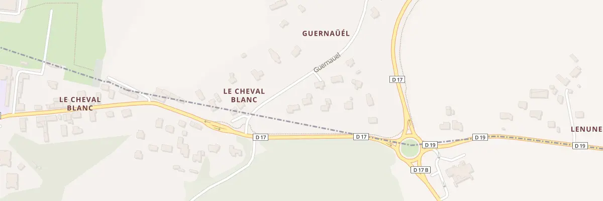 Plan du 8B Guernauël à Plumergat