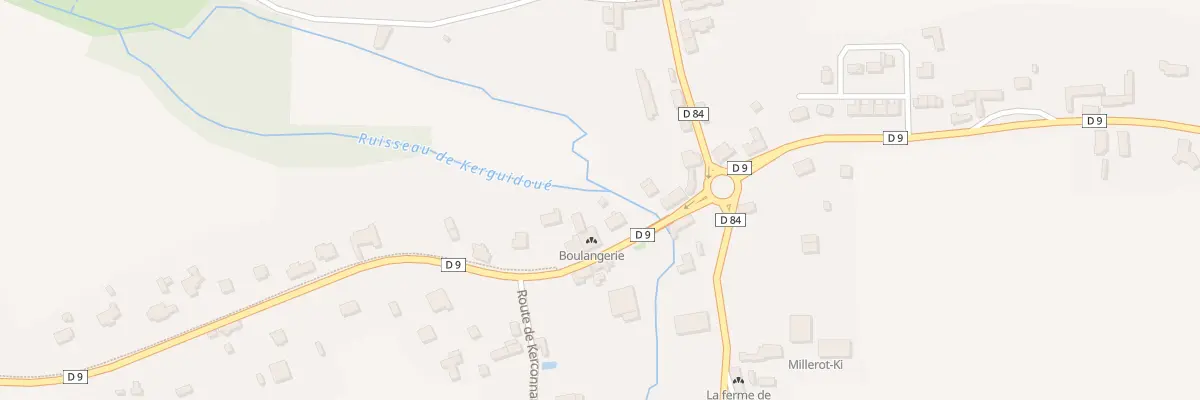 Plan du 56 Le Bas du Bourg à Pléguien