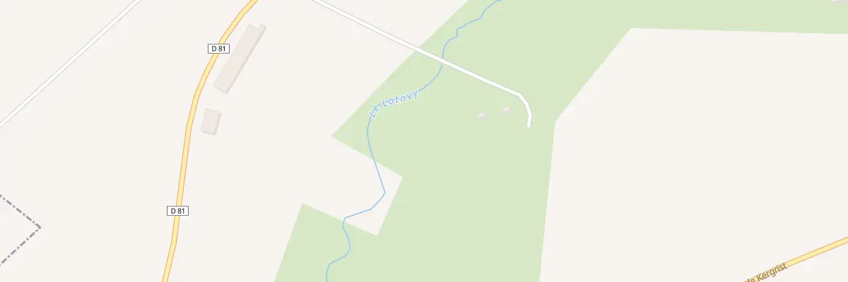 Plan du 3 Le Bas de la Lande à Saint-Connec