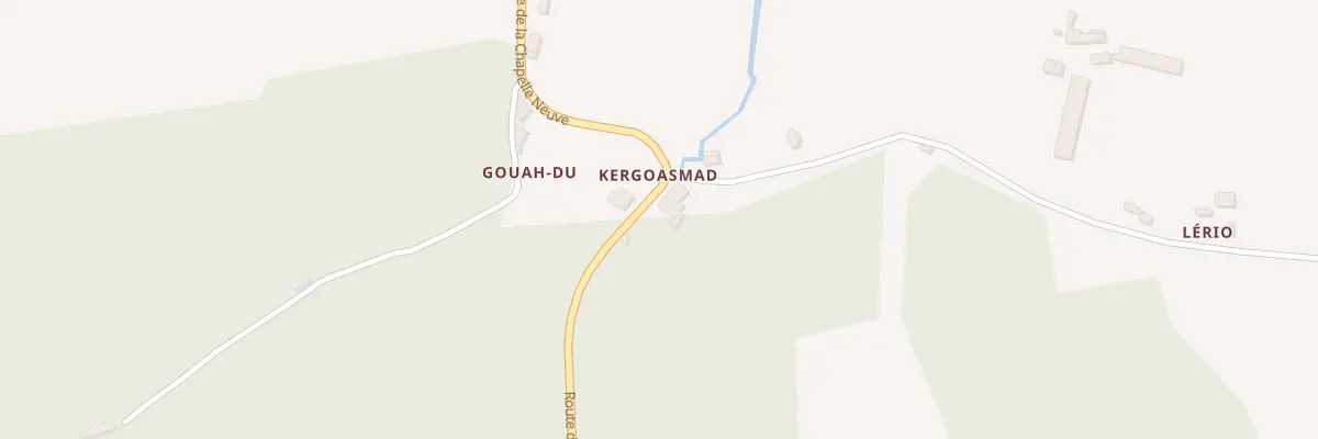 Plan du 5167 Kergoasmat à La Chapelle-Neuve