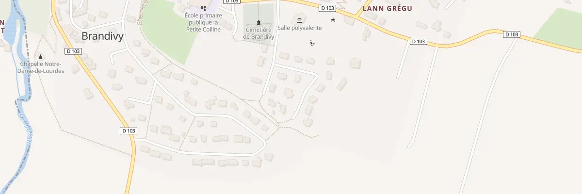 Plan du 8 Lot Les Chenes Verts à Brandivy
