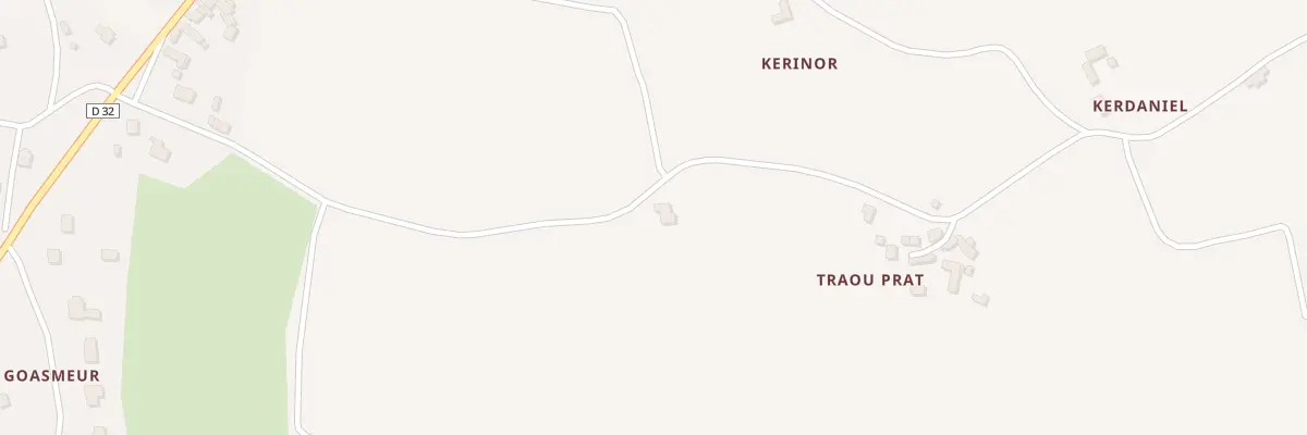 Plan du 6 Traou Prat à Plouha