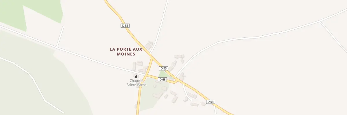 Plan du 5151 La Porte aux Moines à Saint-Martin-des-Prés