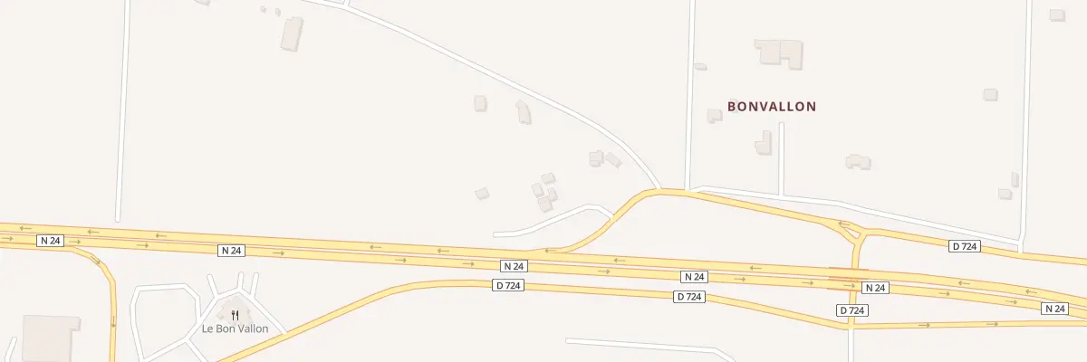 Plan du 10 Bonvallon à Guénin