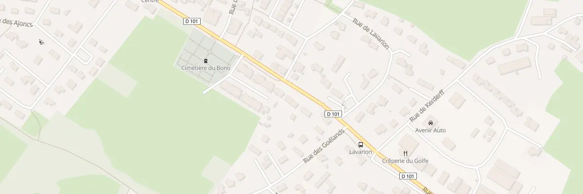 Plan du 40 Rue Edouard Herriot au Bono