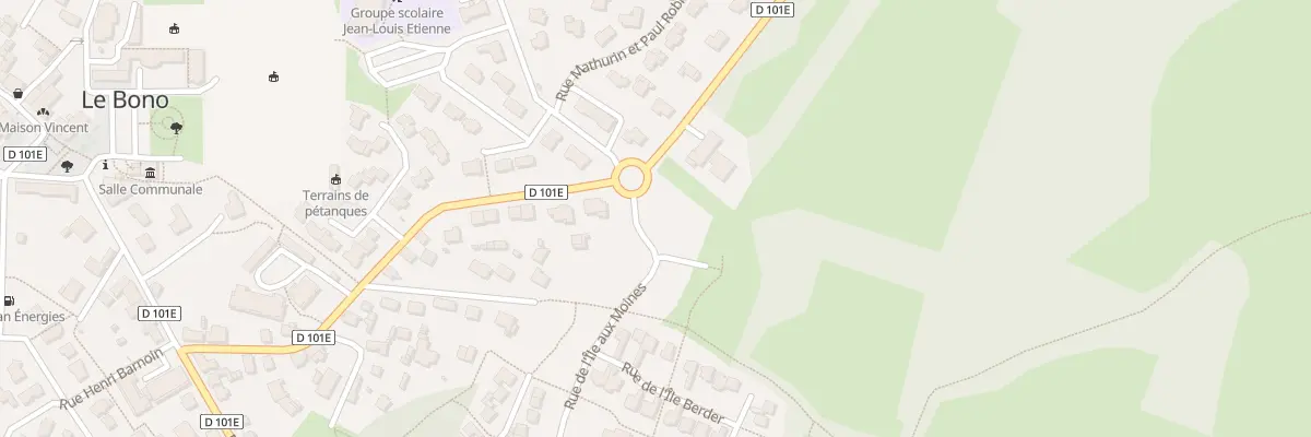 Plan du 1 Rue de l’Ile aux Moines au Bono