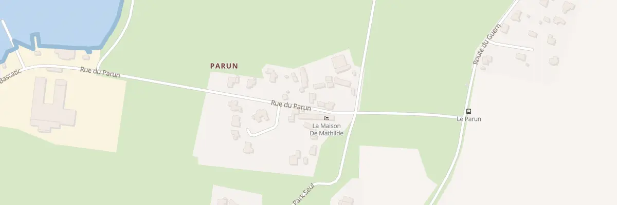Plan du 10 Rue du Parun à Baden