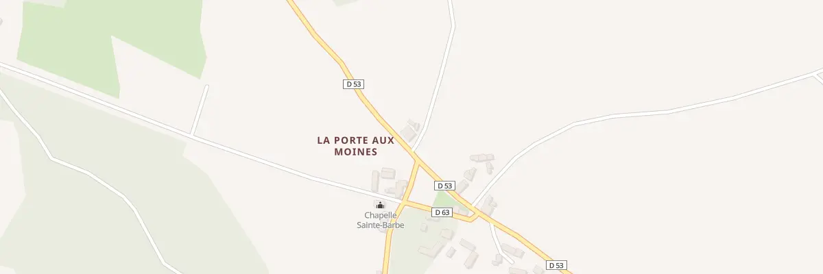 Plan du 1 La Porte aux Moines à Saint-Martin-des-Prés