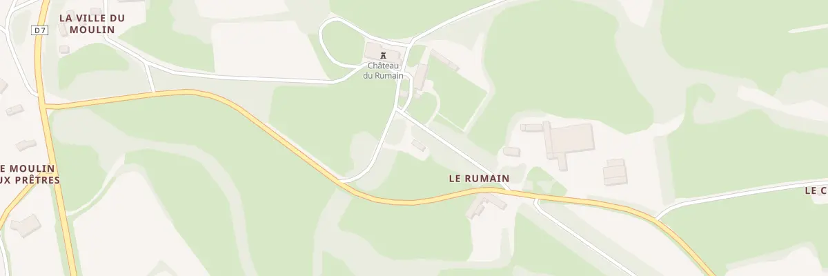Plan du 1B Le Rumain à Cohiniac