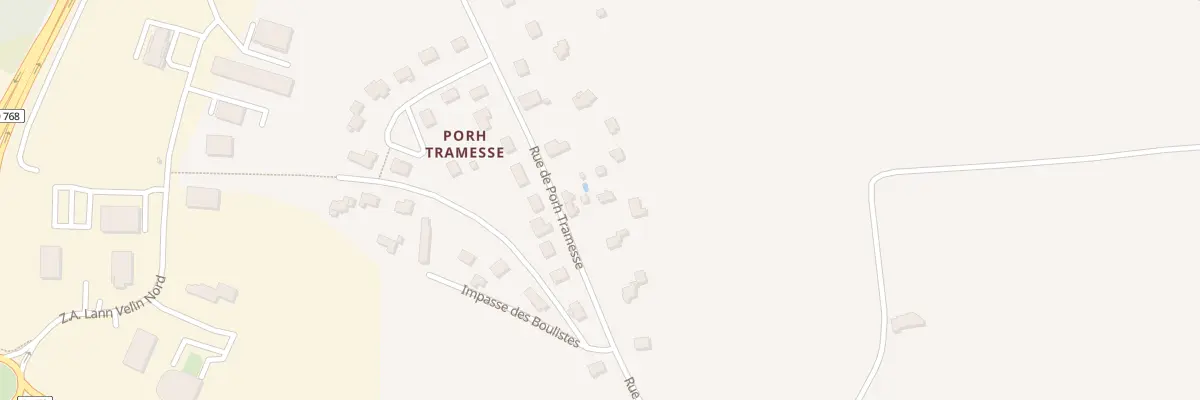 Plan du 12 Rue de Porh Tramesse à Saint-Thuriau