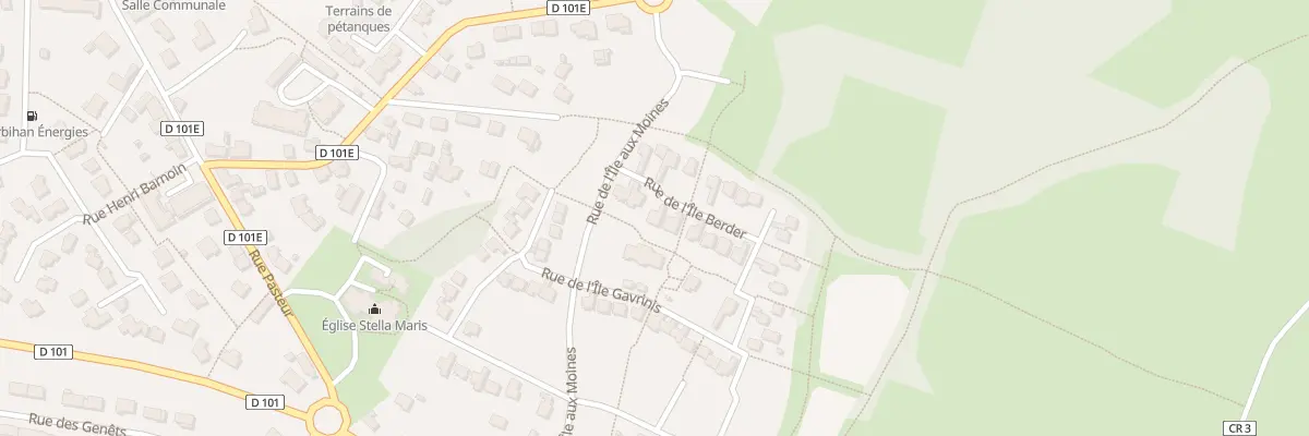 Plan du 6 Rue de l’Ile Berder au Bono