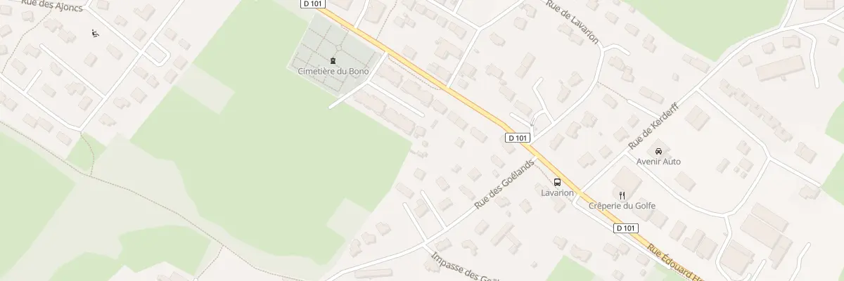 Plan du 38 Rue Edouard Herriot au Bono
