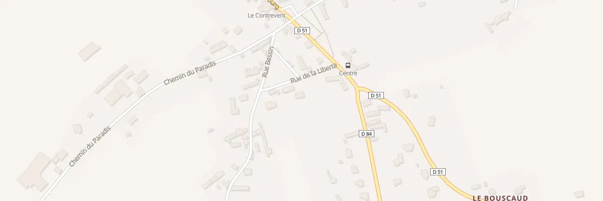Plan du 1 Rue de la Liberté à Tréguidel