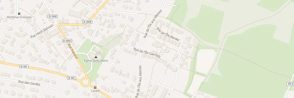 Plan du 13 Rue de l’Ile aux Moines au Bono