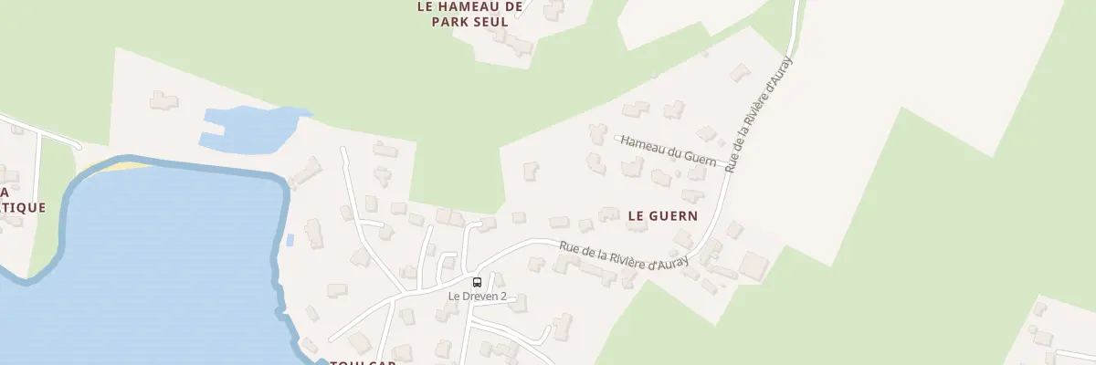 Plan du 21 Rue de la Rivière d’Auray à Baden