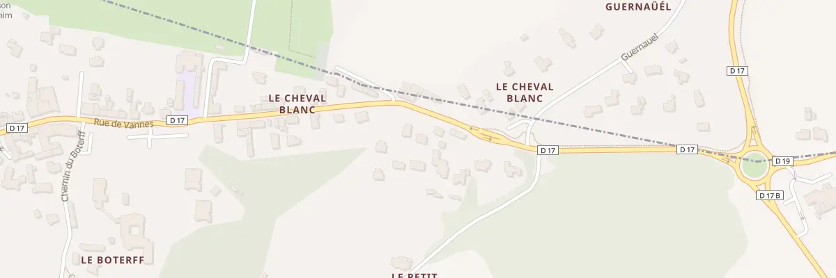 Plan du 98 Rue de Vannes à Sainte-Anne-d’Auray